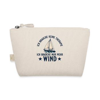 Segelboot Brauche mehr Wind Segeln - Bio-Täschchen - Natur - Vorne