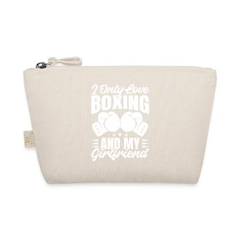 Only Love Boxing & My Girlfriend Boxing Gloves - Organic Pouch - nature - Front