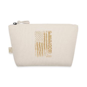Art du drapeau Freedom Grunge - Trousse biologique - nature - Devant