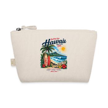 Hawaii Surf & Sunshine Vintage Tee - Organic Pouch - nature - Front