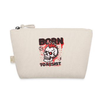 Born To Resist - Organic Pouch - nature - Front