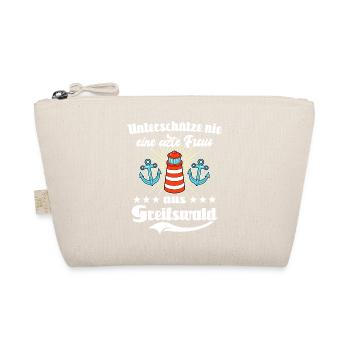 Greifswald Frau Greifswalderin - Bio-Täschchen - Natur - Vorne