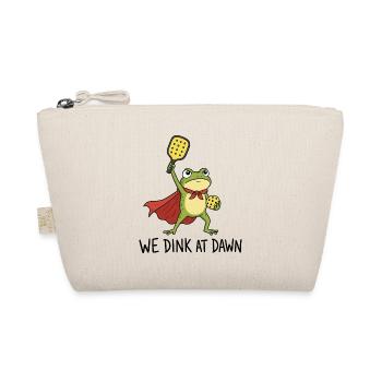 We Dink At Dawn - Pickleball Frog Padel Sport - Organic Pouch - nature - Front