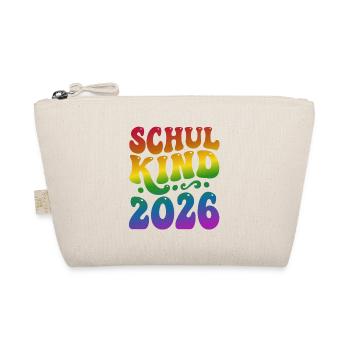 Schoolchild 2026 | Rainbow Style | School enrollment - Organic Pouch - nature - Front