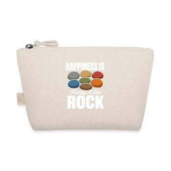 Happiness Is Finding A New Rock Lustig Geologie - Bio-Täschchen - Natur - Vorne