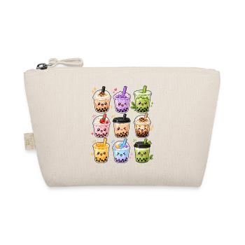 Bubble Tea Kawaii | Boba & Thé au lait - Trousse biologique - nature - Devant