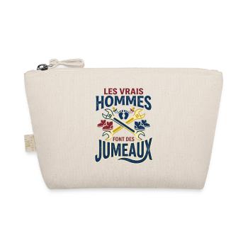 Vrais Hommes Font Des Jumeaux Papa Mécanicien - Trousse biologique - nature - Devant