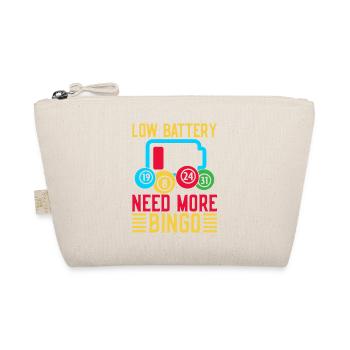 Bingo Game Low Battery Need More Bingo - Bio-Täschchen - Natur - Vorne