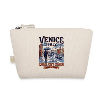 Venice Italy Canal City Charm Rainy Day - Bio-Täschchen - Natur - Vorne