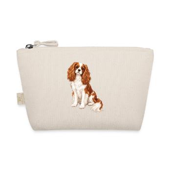 Cavalier King Charles Spaniel Shirt - Bio-Täschchen - Natur - Vorne