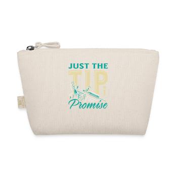 Just The Tip I Promise Lustiger Tätowierer Witz - Bio-Täschchen - Natur - Vorne