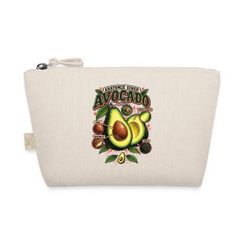 Avocado Anatomie Food Shirt - Bio-Täschchen - Natur - Vorne