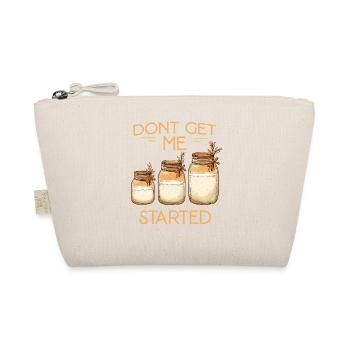 Dont Get Me Started Jars Design - Bio-Täschchen - Natur - Vorne