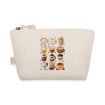Kawaii Kaffee | Barista & Kaffeeliebe - Bio-Täschchen - Natur - Vorne