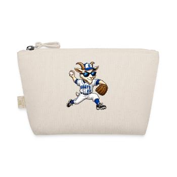 G.O.A.T. Pitcher Baseball Goat - Bio-Täschchen - Natur - Vorne