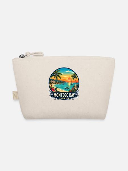Montego Bay Jamaika Karibik Strand - Bio-Täschchen - Natur