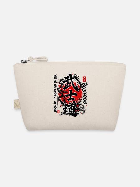 Bushido Samurai Code Kunst - Bio-Täschchen - Natur