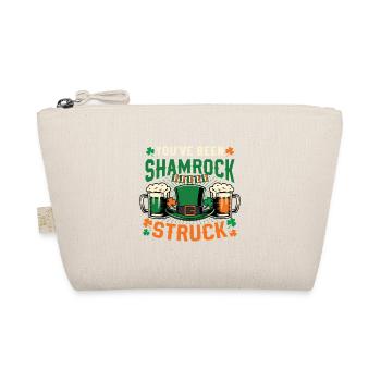 Shamrock Struck Irish Leprechaun Hat Beer Mugs Art - Bio-Täschchen - Natur - Vorne