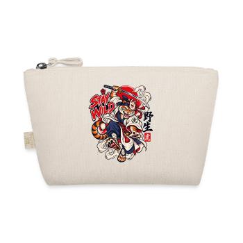 Tiger Ninja Stay Wild - Bio-Täschchen - Natur - Vorne