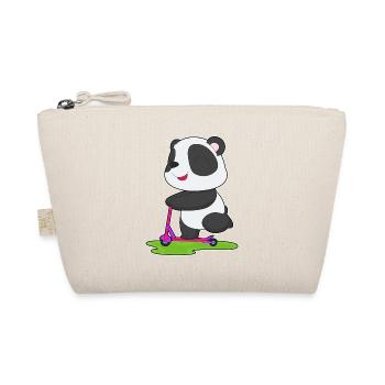 Panda Tretroller - Bio-Täschchen - Natur - Vorne