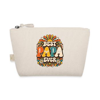 Baba Retro Arabische Kalligraphie Vatertag - Bio-Täschchen - Natur - Vorne