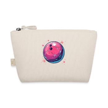 Cartoon Bowlingkugel - Bio-Täschchen - Natur - Vorne