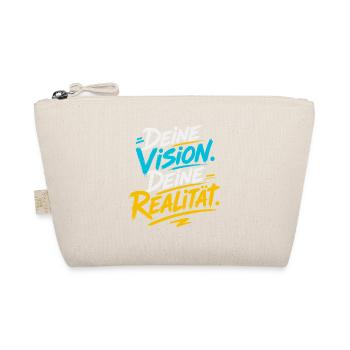 Deine Vision, Deine Realität - Bio-Täschchen - Natur - Vorne