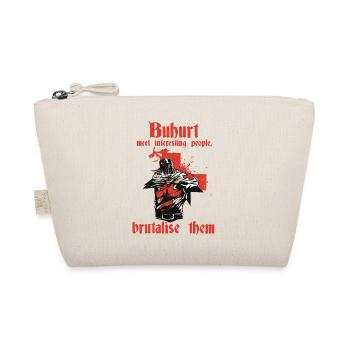 Buhurt Knight Bouhourt Krieger Ritterkampf HEMA - Bio-Täschchen - Natur - Vorne