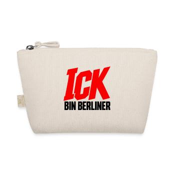 Ick bin Berliner – Berliner Dialekt Statement - Bio-Täschchen - Natur - Vorne