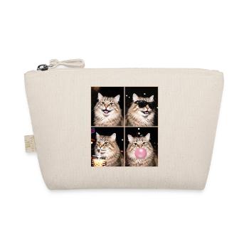 Katzen Sibirische Katze - Bio-Täschchen - Natur - Vorne