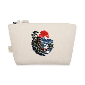 Japanische Abendröte am Fuji - Bio-Täschchen - Natur - Vorne