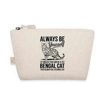 Bengalkatze Spruch Katze Witz Bengalkatze Geschenk - Bio-Täschchen - Natur - Vorne