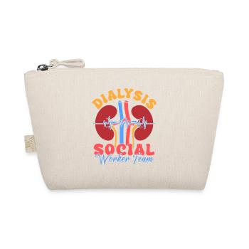 Social Worker Quote Dialysis Worker Team Social - Bio-Täschchen - Natur - Vorne