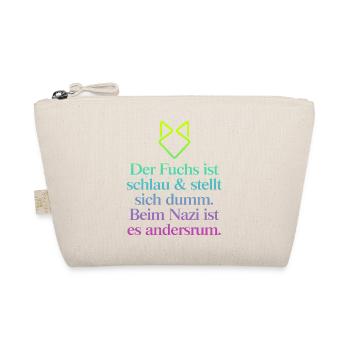 FCK AFD - Zeichen setzen gegen Rechts! NOAFD - Bio-Täschchen - Natur - Vorne