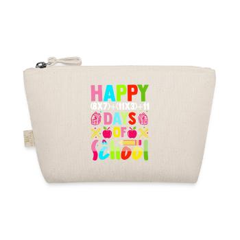 Happy 100 Days of School Math Teacher Student - Bio-Täschchen - Natur - Vorne
