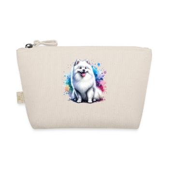 Spitz Zwergspitz Geschenk - Bio-Täschchen - Natur - Vorne