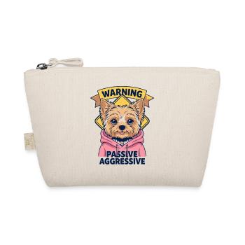 Warning Passive Aggressive Yorkshire Terrier - Bio-Täschchen - Natur - Vorne