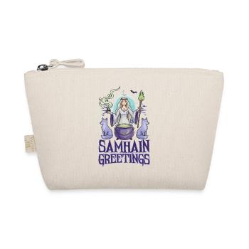 Samhain-Grüße Halloween Samhain Wicca Wiccan - Bio-Täschchen - Natur - Vorne