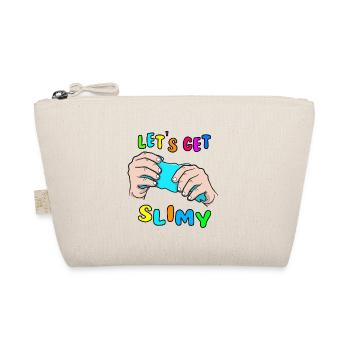Slime Geschenk lustig Kinder Schleim Spruch - Bio-Täschchen - Natur - Vorne