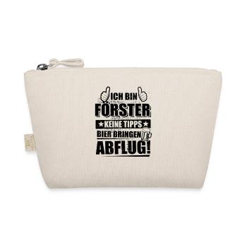 Ich bin Förster - keine Tipps, Bier bringen - Bio-Täschchen - Natur - Vorne