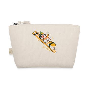 Süßes Sushi-Slide Kawaii Japanisches Essen - Bio-Täschchen - Natur - Vorne