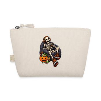 Fun Halloween video game with a skeleton - Bio-Täschchen - Natur - Vorne