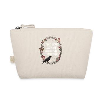 Gotische Verspielthe: Rabe und Mond - Bio-Täschchen - Natur - Vorne