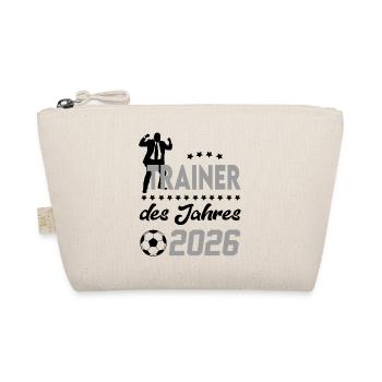 Bester Trainer Fußball Fußballspieler Verein Coach - Bio-Täschchen - Natur - Vorne