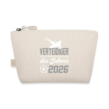 Verteidiger 2026 Fußball Fußballspieler Sport Fun - Bio-Täschchen - Natur - Vorne