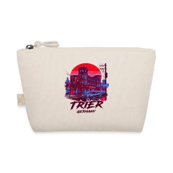 Retrofuturistic Cityscape Of Trier Germany Novelty - Bio-Täschchen - Natur - Vorne