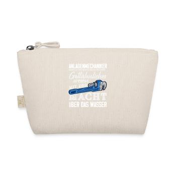 Anlagenmechaniker SHK Sanitär Heizung Handwerk - Bio-Täschchen - Natur - Vorne