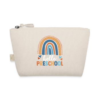 Hello Preschool Rainbow Back To School Cute Studen - Bio-Täschchen - Natur - Vorne