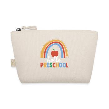 Hello Preschool Rainbow Back To School Cute Studen - Bio-Täschchen - Natur - Vorne