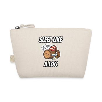 Sleep Like a Log – lustige, wörtliche Idiom-Zeichentrickserie - Bio-Täschchen - Natur - Vorne